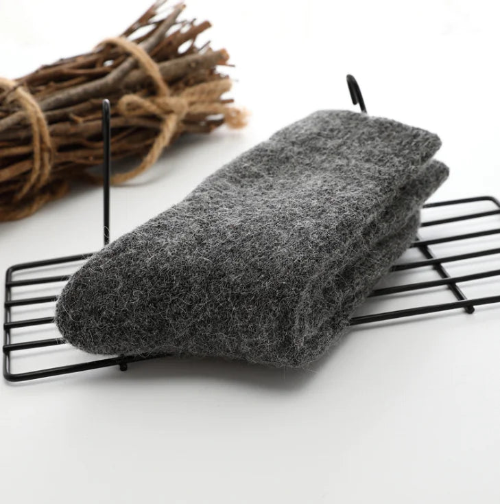 Wool Socks, Rabbit Hair Socks, Fleece Cashmere Socks